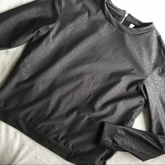 lululemon athletica Tops - Lululemon Departure Top Petal Camo Embossed Black